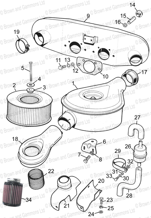 Image for Air Filter V8