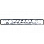 Image for COOPERS FRONT A/CLNR LABEL