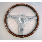 Image for STEERING WHEEL WOOD RIM 14 INCH