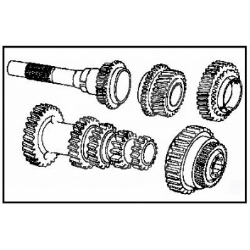 Image for CLOSE RATIO GEAR SET MIDGET 1275 STRAIGHT CUT