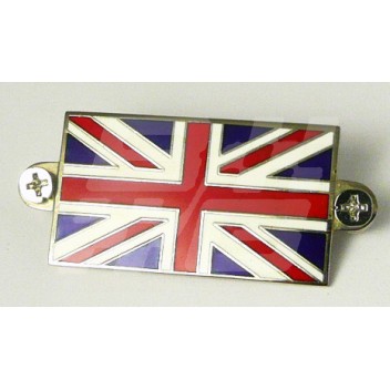 Image for Union jack badge Enamel (Bolt on)