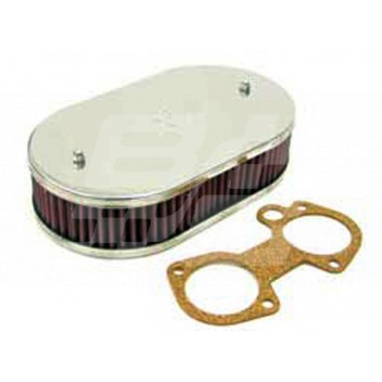 Image for WEBER AIR FILTER 52MM DRILLED