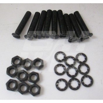 Image for Motolita Screw kit Black for steering wheel