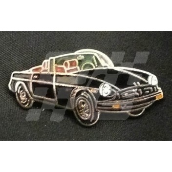 Image for PIN BADGE MGB R/B BLACK