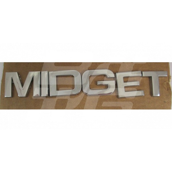 Image for BADGE SILLS 'MIDGET' LETTERS