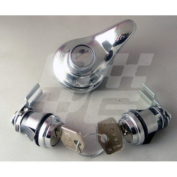 Image for 3 PIECE LOCK SET MGB MGC