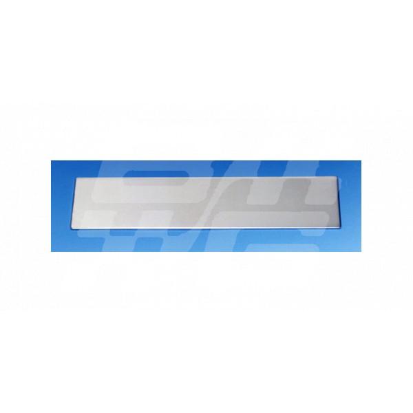 Image for Number plate backing (Stainless Steel)