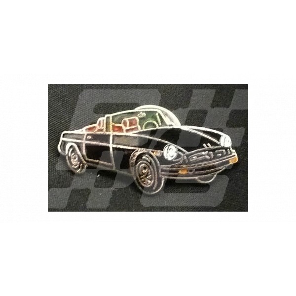 Image for PIN BADGE MGB R/B BLACK