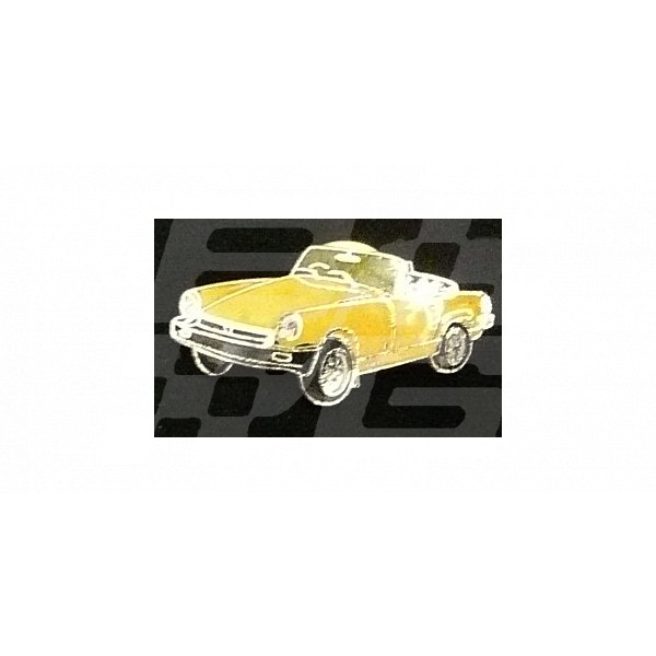 Image for PIN BADGE MIDGET C/B YELLOW