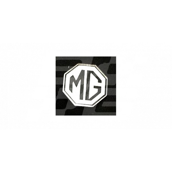 Image for PIN BADGE MG OCTAGON BLK/WHITE