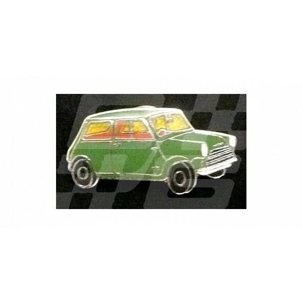 Image for PIN BADGE MINI SALOON GREEN