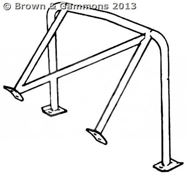 Image for ROLL CAGE REAR MGB GT RHD/LHD